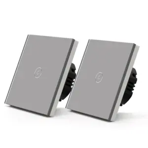 WLAN Glas-Touch Lichtschalter Grau