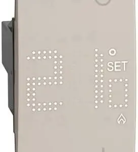 Vertikaler Touch-Raumthermostat mit LED-Matrix